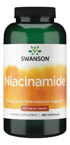 Niacinamida 250mg x 250 Cápsulas Swanson